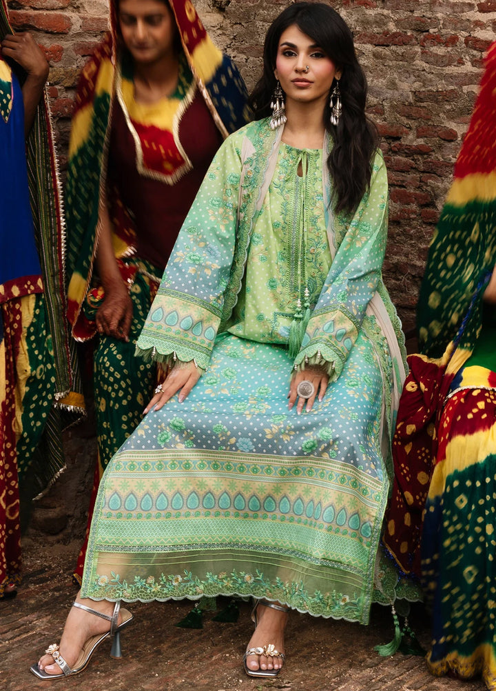 Chunri by Charizma Unstitched Embroidered Lawn 3 Piece Suit CHR26UCL CHN6-07 - Summer Collection