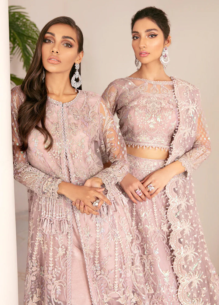 Chantelle by Baroque Unstitched Embroidered Net 3 Piece Suit BQ26UFC BQU-CH08-D01 - Festive Collection