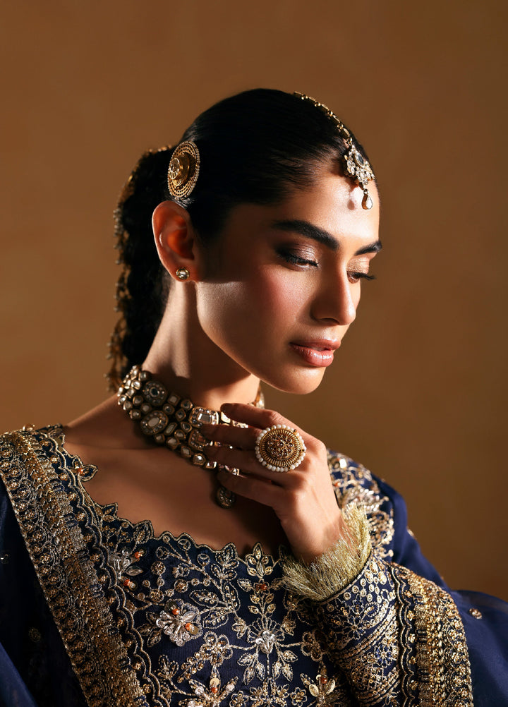 Gulaal Unstitched Embroidered Silk Suits 3 Piece GL25UW RAEHA-WU-14 - Wedding Collection