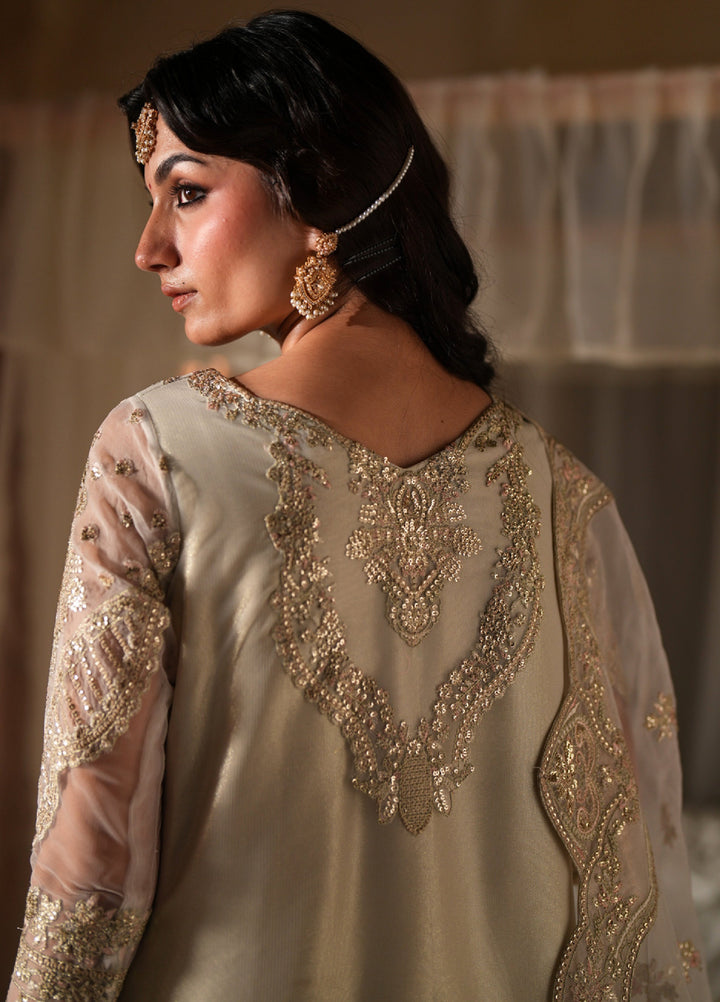 Dastan E Ishq by Ajr Festive Embroidered Unstitched Organza 3 Piece Suits AJR25DI D-2 Naghma - Formals Collection