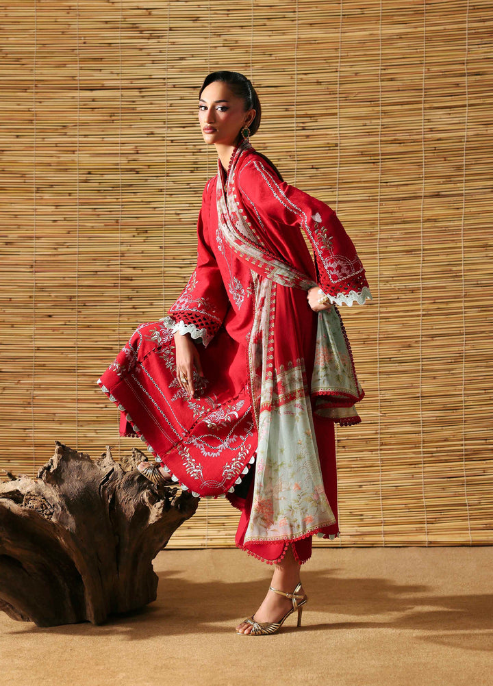 Sable Vogue Unstitched Embroidered Lawn 3 Piece Suit SV26ULL SL-07-26-V2 - Festive Collection