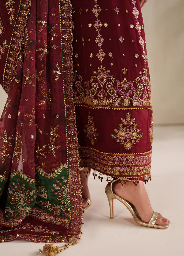 Chantelle by Baroque Unstitched Embroidered Chiffon 3 Piece Suit BQ26UCF UF-4367 - Festive Collection