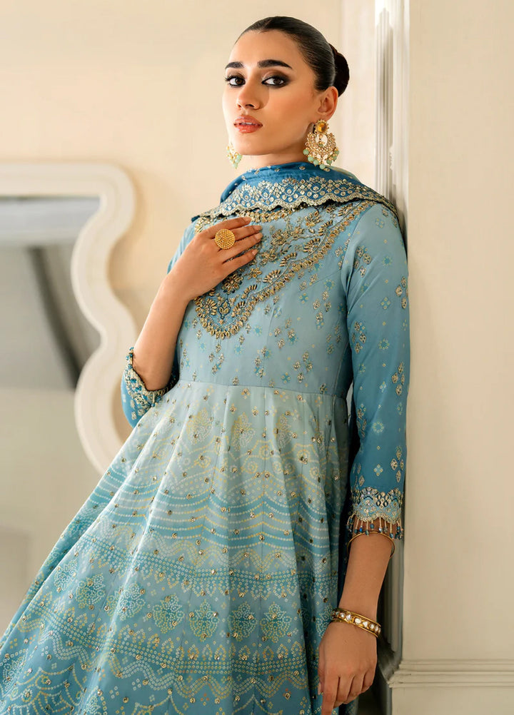 Chantelle by Baroque Unstitched Embroidered Raw Silk 3 Piece Suit BQ26UFC UF-4162 - Festive Collection