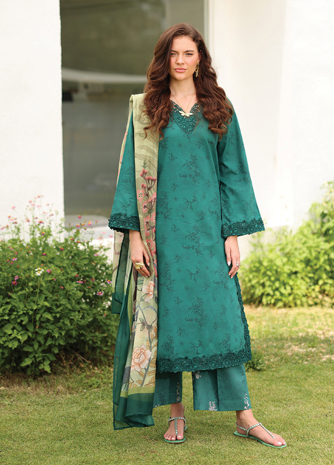 Xenia Formals RTW Embroidered Lawn 3 Piece XF26PL MYSTERY GARDEN - Summer Collection