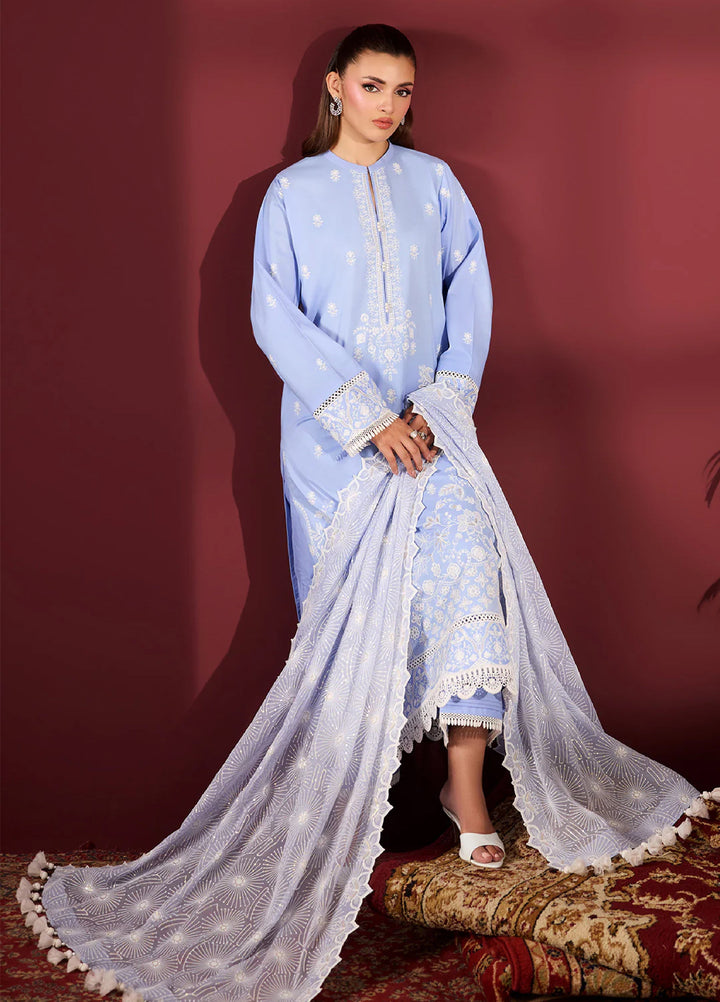 Alizeh Fashion Unstitched Embroidered Lawn 3 Piece Suit AF26ULE AF-EL-7059-COSMIC - Summer Collection