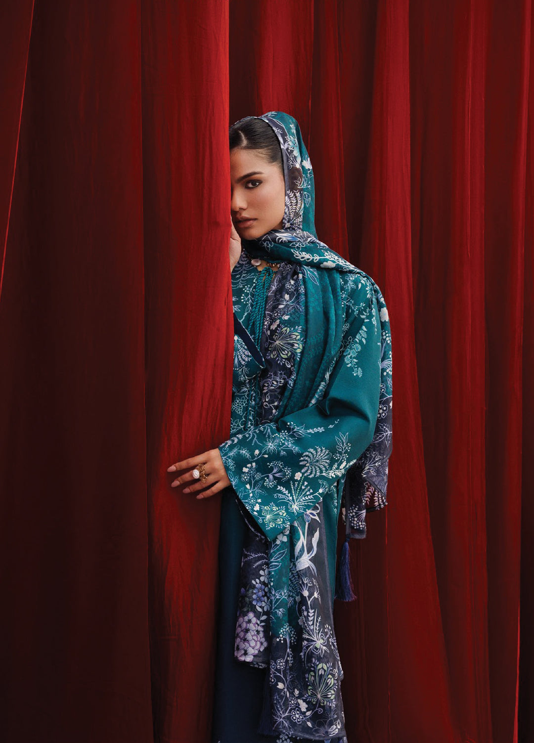 Aik Roz by Aik Atelier Unstitched Khaddar Printed Suits 3 Piece AIK25RK Look 07 - Winter Collection