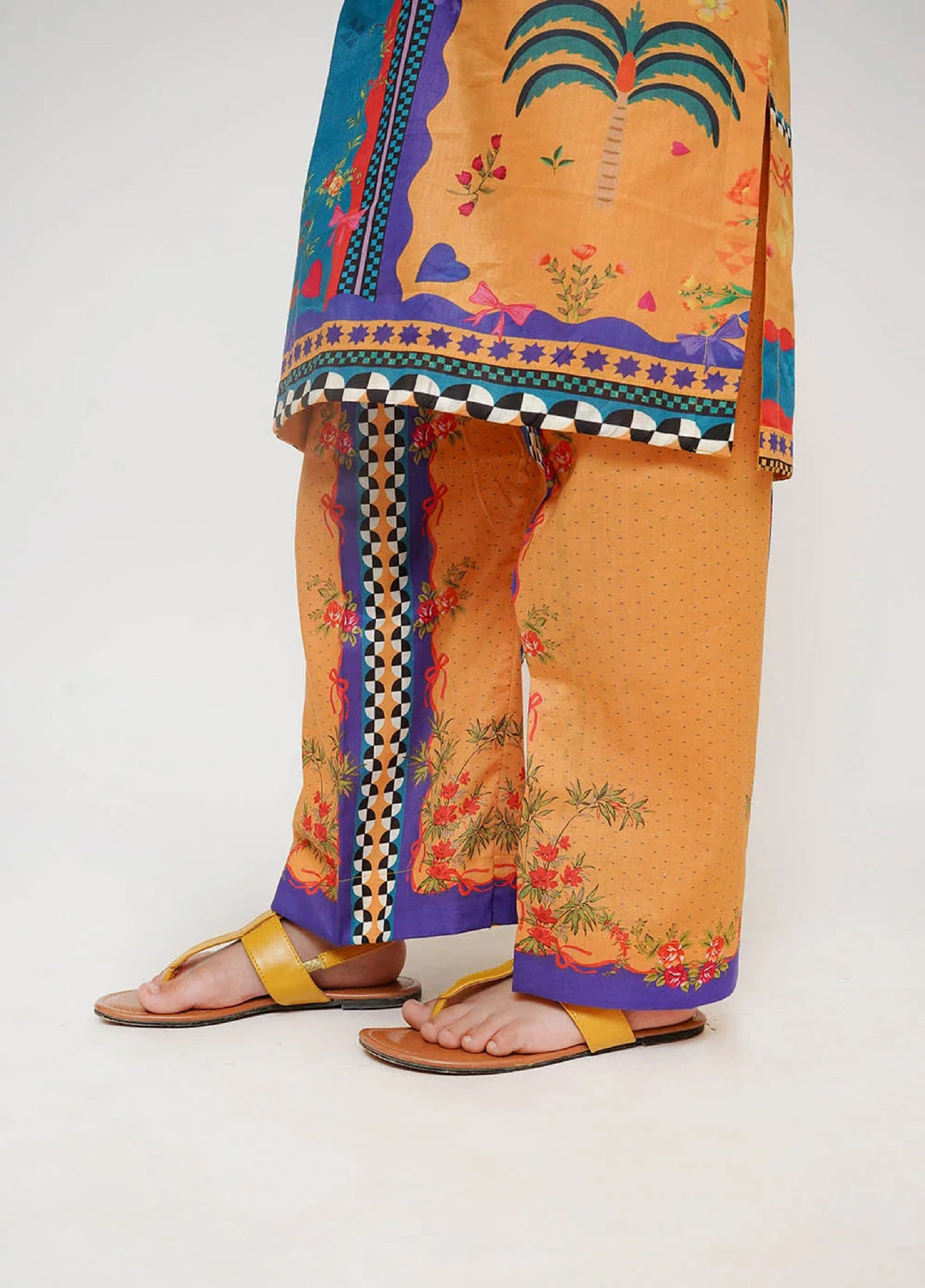 Senorita Girls RTW Printed Cotton 2 Piece Suit KAC-03469 - Casual Collection