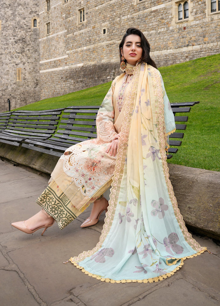 Al Zohaib Printkari Unstitched Embroidered Lawn 3 Piece Suit AZ26ULP 11 - Summer Collection