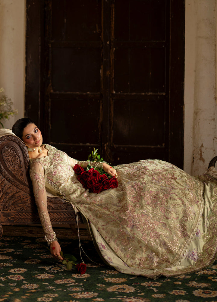 Dastan E Ishq by Ajr Festive Embroidered Unstitched Net 3 Piece Suits AJR25DI D-7 Ghazal - Formals Collection