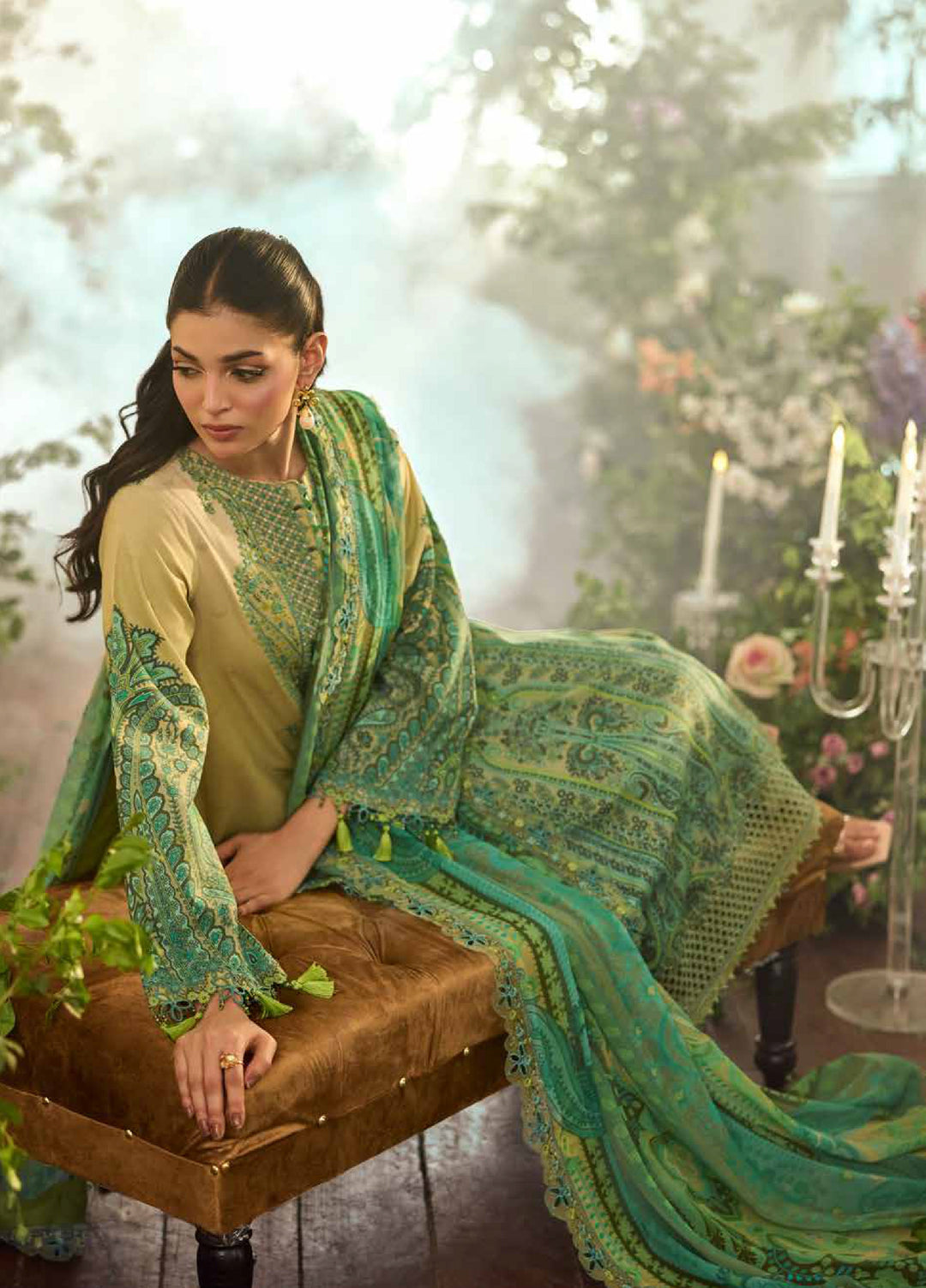 Sun Shine by Charizma Unstitched Embroidered Lawn 3 Piece Suit CHR26ULS CSN6-19 - Summer Collection