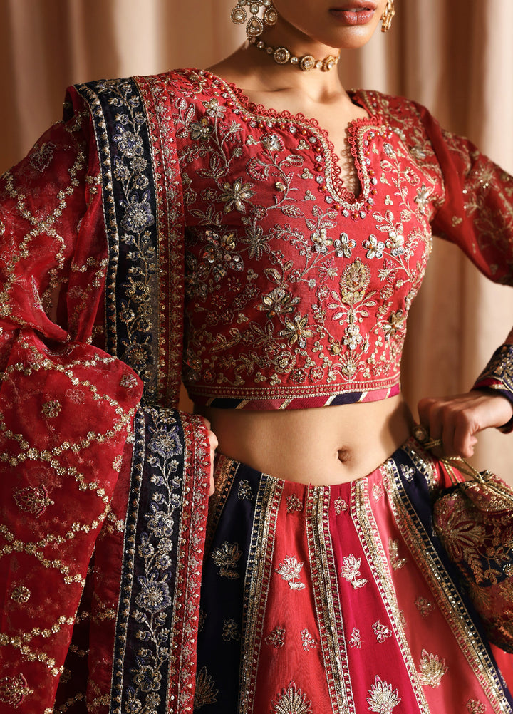 Gulaal Unstitched Embroidered Silk Suits 3 Piece GL25UW AYSANA-WU-11 - Wedding Collection