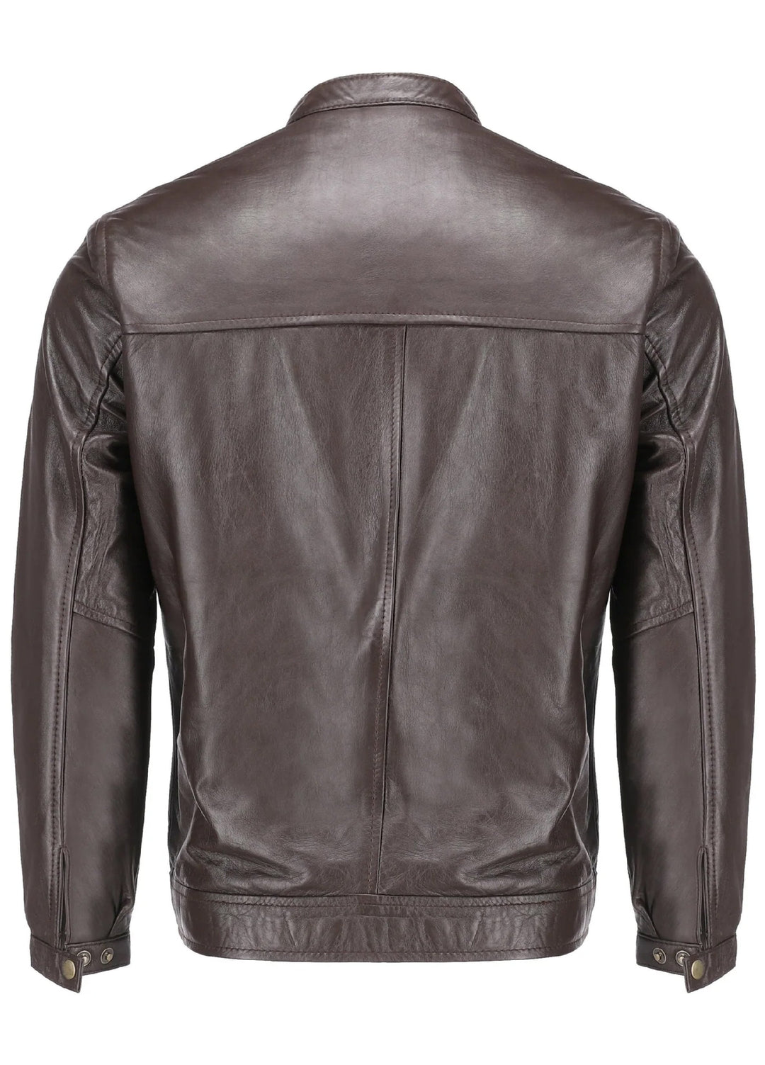 Brown Mens Pure Sheep Leather Jacket