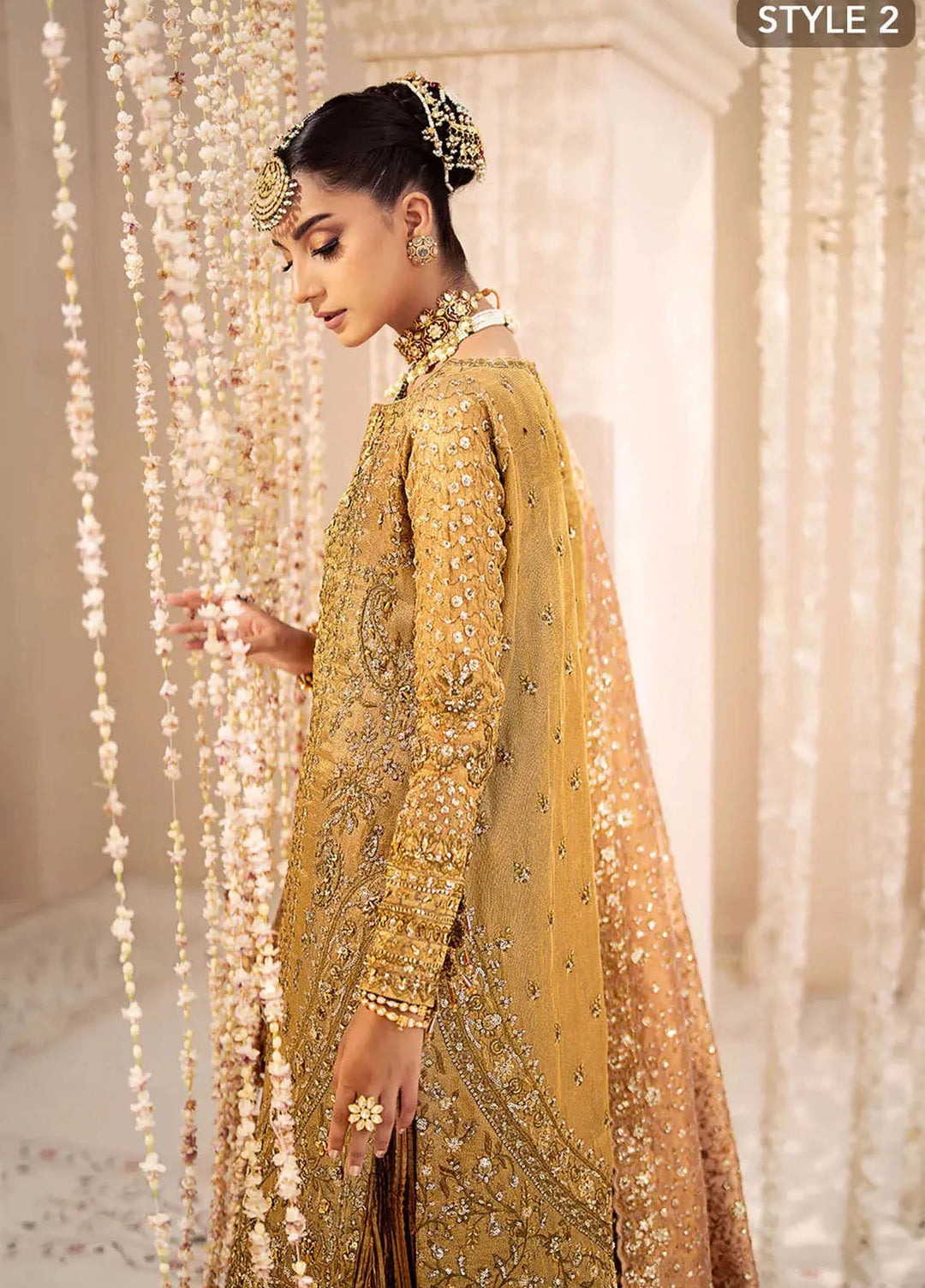 Aik Atelier Embroidered Organza Suits Unstitched 3 Piece AIK25EF Vl2 Look 02 - Formals Collection