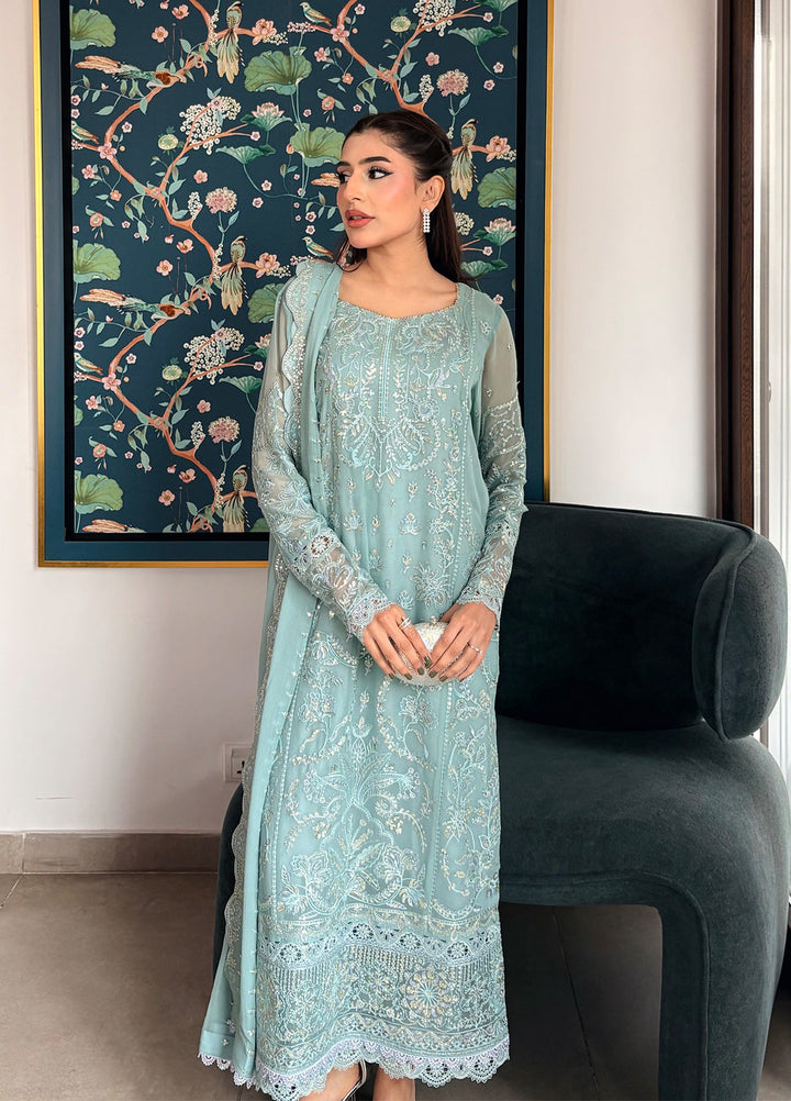 Maison d'or by Sahane Unstitched Embroidered Chiffon 3 Piece Suit CT-27004 DRIZZLE - Festive Collection