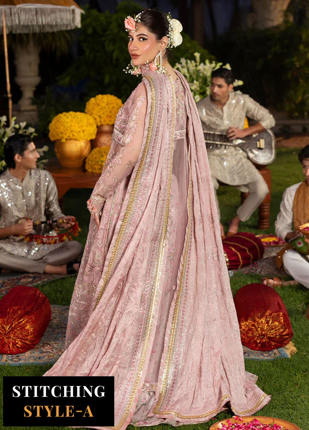 Haye Dil by Sahane Embroidered Organza Suits Unstitched 3 Piece SNE25HD CT 29001 Layers of Dream - Formals Collection