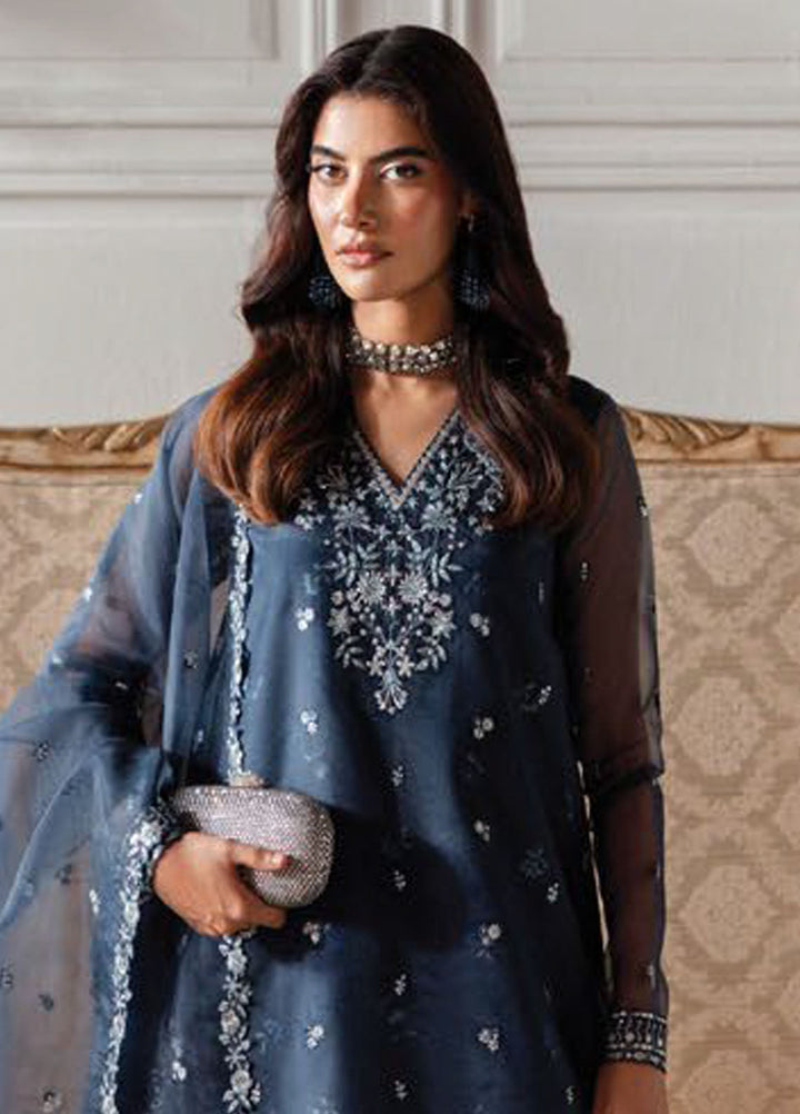 Aurelle by Seran Embroidered Suits Unstitched 3 Piece SN25AU Evalyn - Formals Collection