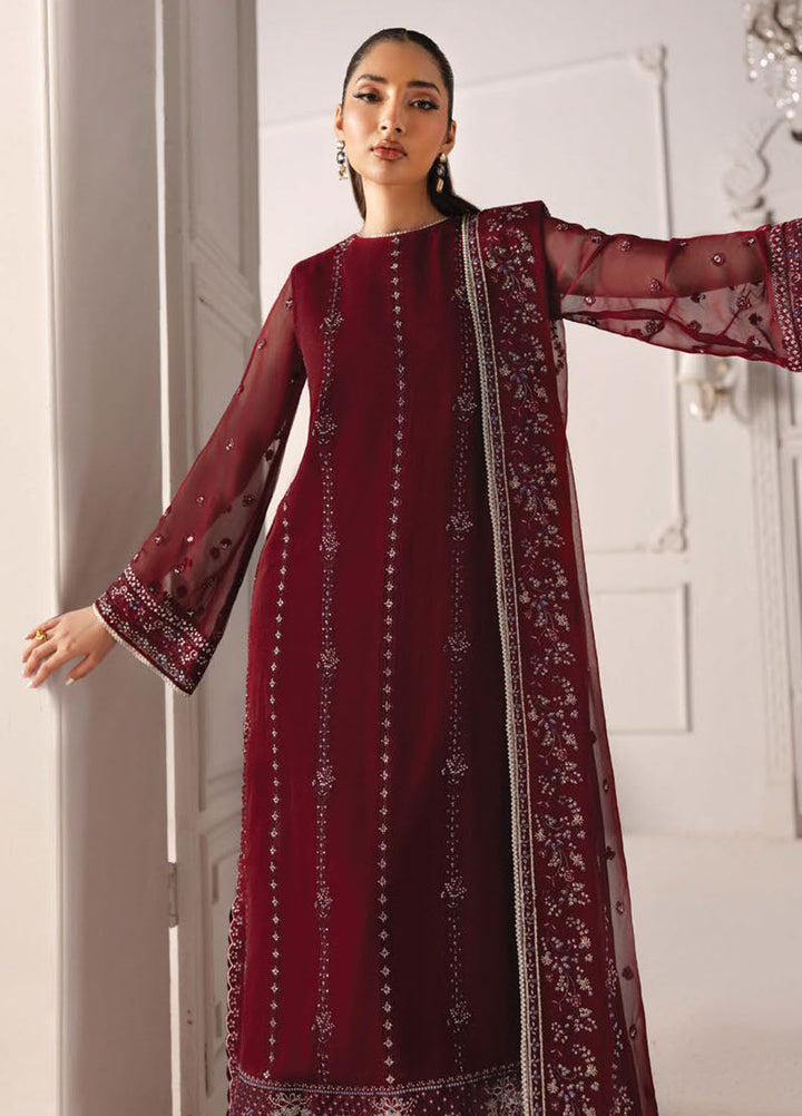 Aurelle by Seran Embroidered Suits Unstitched 3 Piece SN25AU Rosaline - Formals Collection