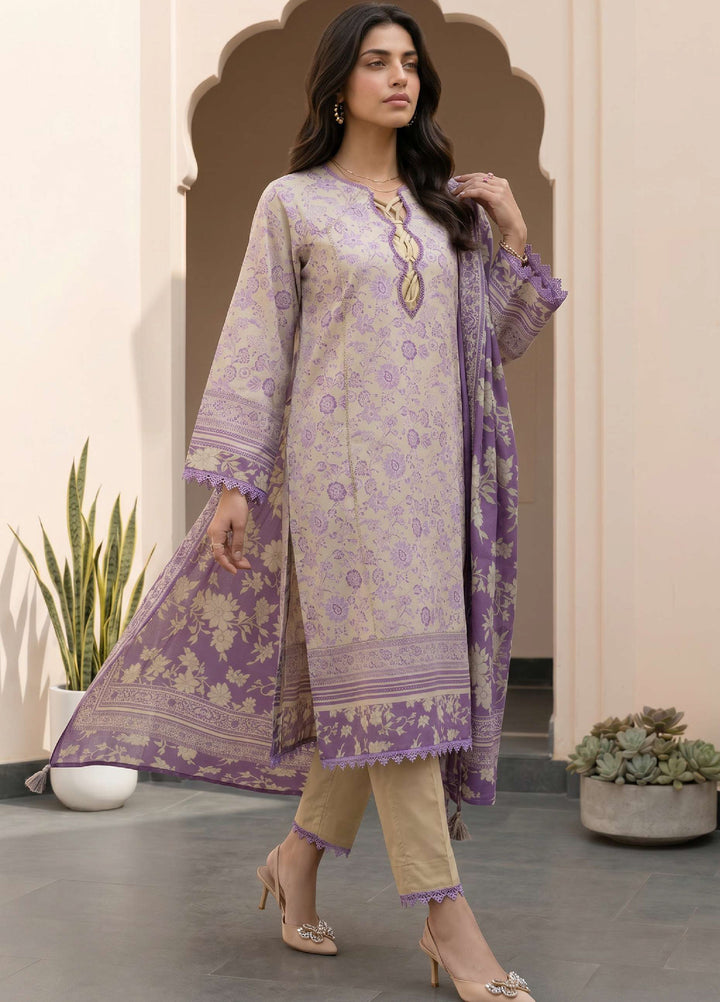 Zellbury Unstitched Printed Lawn 3 Piece Suit ZB26ULIV WUS26X38079 - Casual Collection