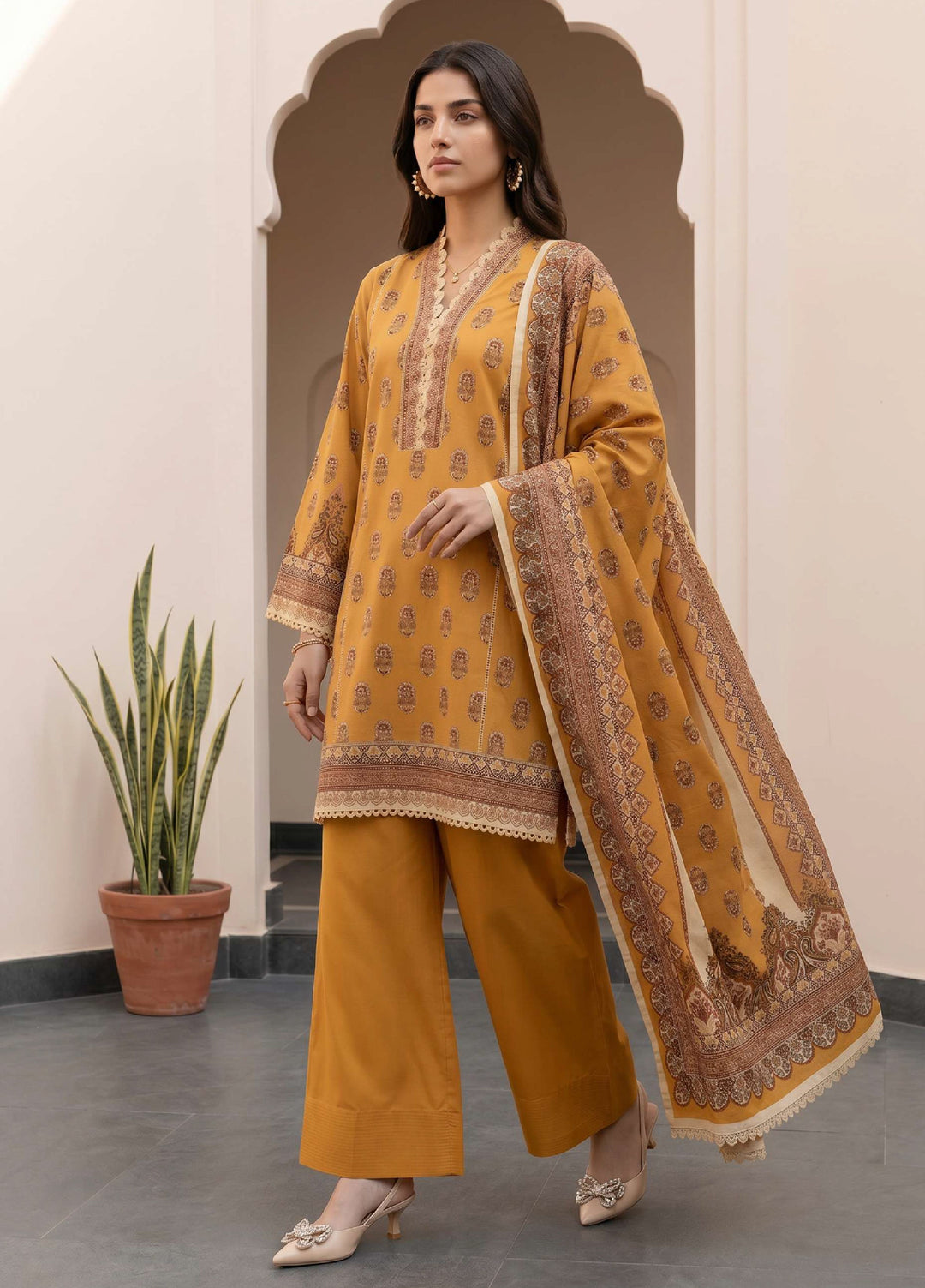 Zellbury Unstitched Printed Lawn 3 Piece Suit ZB26ULIV WUS26X38105 - Casual Collection