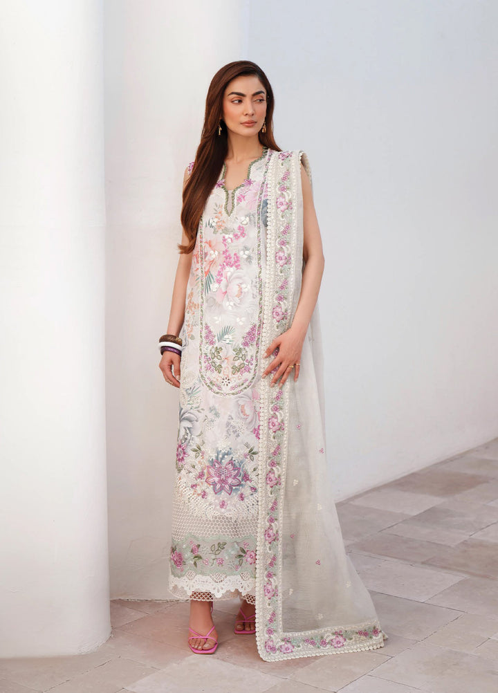 Sunspell by Afrozeh Unstitched Embroidered Lawn 3 Piece Suit AF26USL AUREMYST ZWU-0117-3PO - Festive Collection