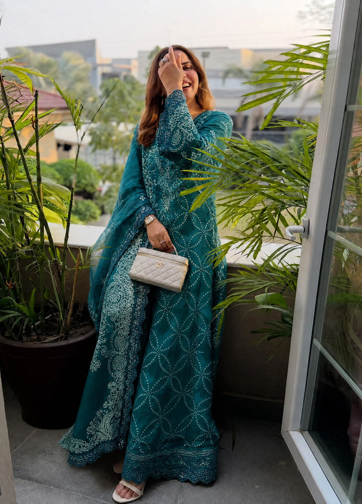 Rania by Nureh Unstitched Printed Lawn 3 Piece Suit NU26ULR NR-04 - Casual Collection