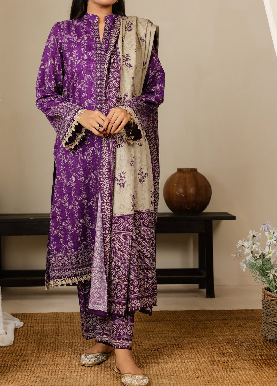 Daman Exclusive by VS Textiles Unstitched Printed Lawn 3 Piece Suit VS26UDE V2: 798 - Summer Collection