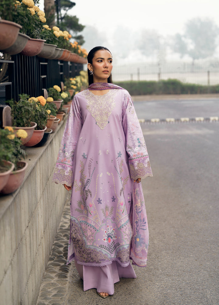 Zync by Florent Unstitched Embroidered Lawn 3 Piece Suit FL26ZU FZ-7B - Summer Collection