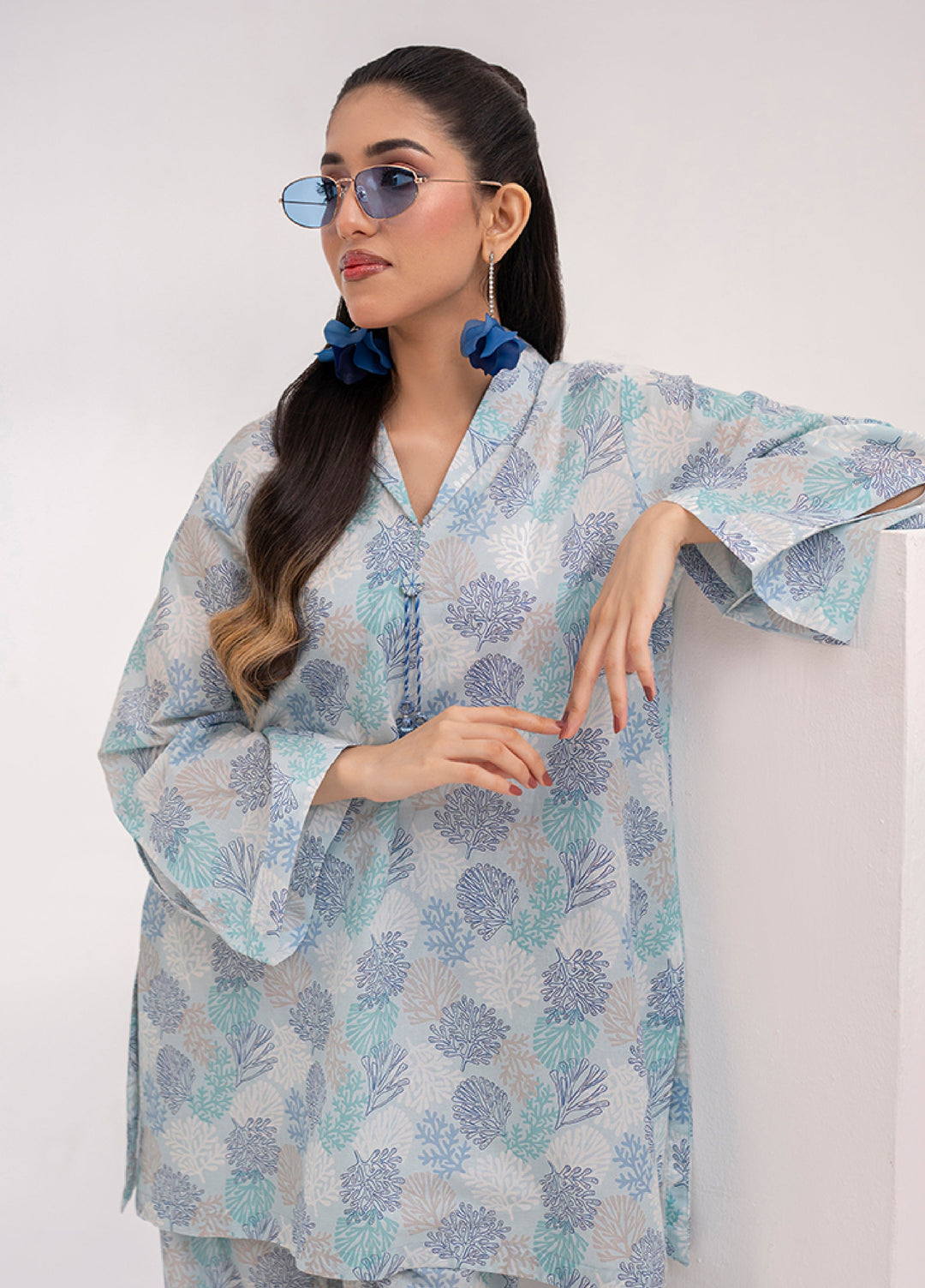 The Print Story by Shamooz RTW Printed Lawn 2 Piece Suit SHM26PL Graceful I-L-010 - Casual Collection
