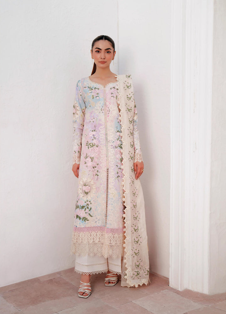 Sunspell by Afrozeh Unstitched Embroidered Lawn 3 Piece Suit AF26USL SOLITHÉ ZWU-0115-3PO - Festive Collection