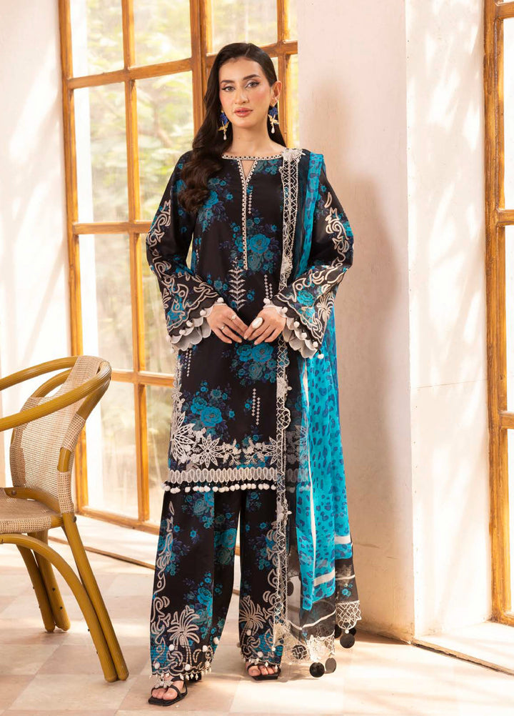 Infinity by Charizma Unstitched Embroidered Lawn 3 Piece Suit CHR26UIL IN6-06 - Casual Collection