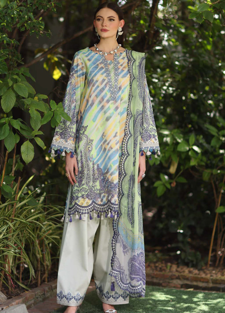 Infinity by Charizma Unstitched Embroidered Lawn 3 Piece Suit CHR26UIL IN6-10 - Casual Collection