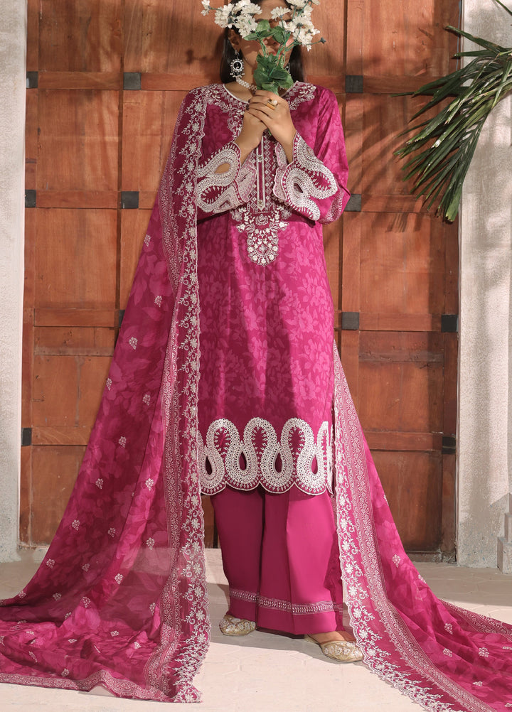 Naqsh Chikankari by VS Textiles Unstitched Embroidered Dupatta Lawn 3 Piece Suit VS26UNC V1: 700 - Summer