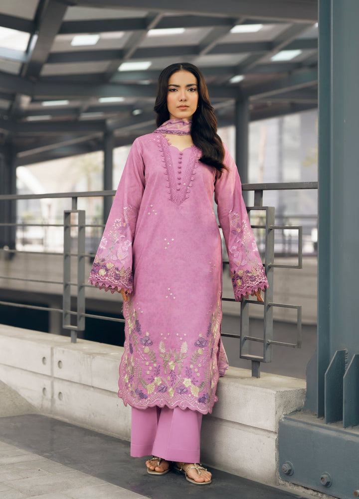 Zync by Florent Unstitched Embroidered Lawn 3 Piece Suit FL26ZU FZ-2A - Summer Collection