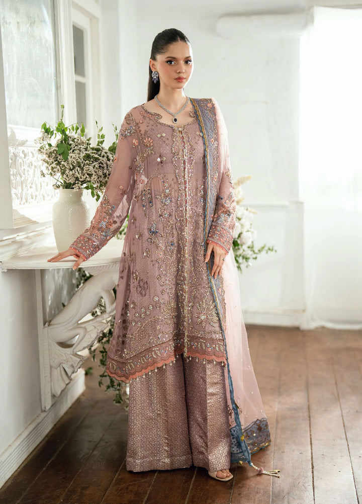Shaam Shandar By Mushq Luxury Chiffon Unstitched 3 Piece Suits MQ25SC D-9 Roop Rangoli - Festive Collection
