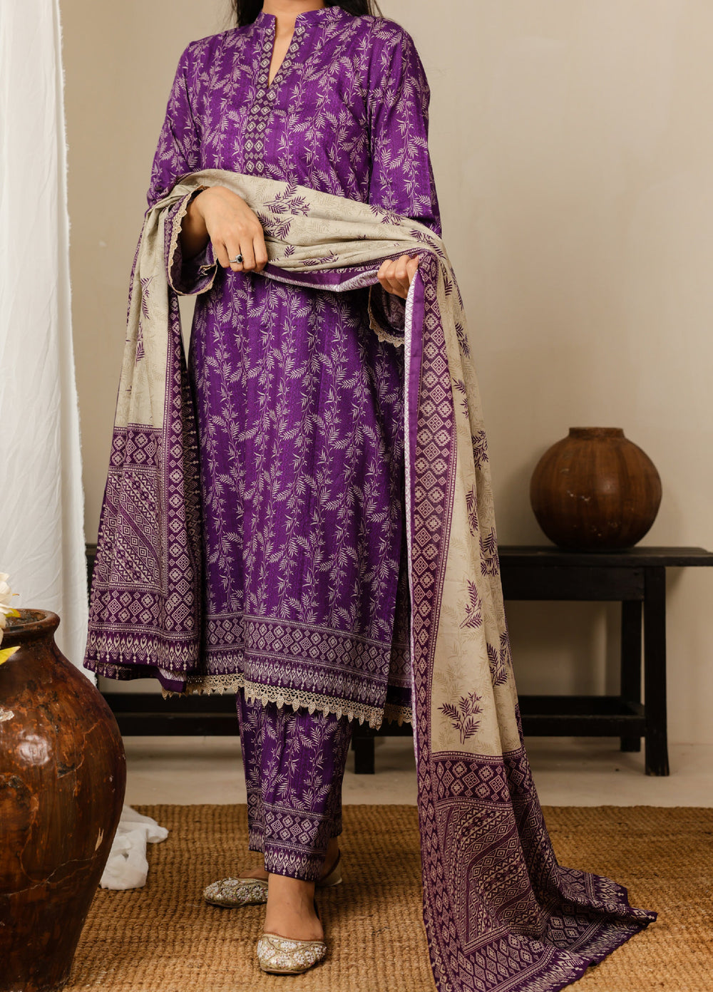 Daman Exclusive by VS Textiles Unstitched Printed Lawn 3 Piece Suit VS26UDE V2: 798 - Summer Collection