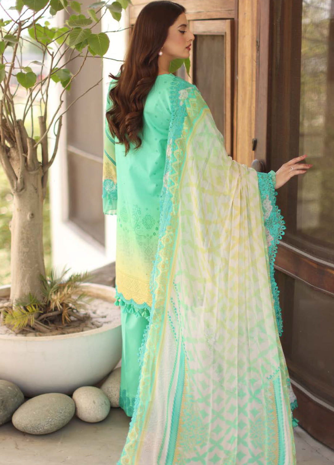 Infinity by Charizma Unstitched Embroidered Lawn 3 Piece Suit CHR26UIL IN6-08 - Casual Collection