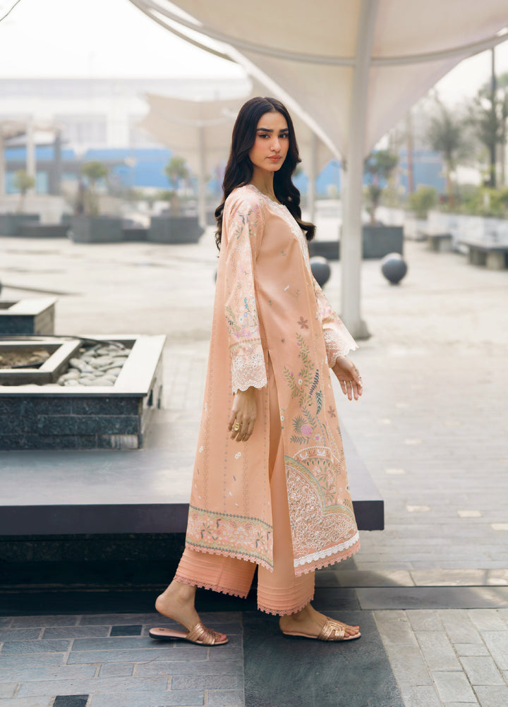 Zync by Florent Unstitched Embroidered Lawn 3 Piece Suit FL26ZU FZ-7A - Summer Collection