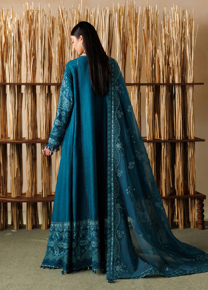 Baroque Unstitched Embroidered Lawn 3 Piece Suit BQ26ULE EL26-D04 - Eid Collection