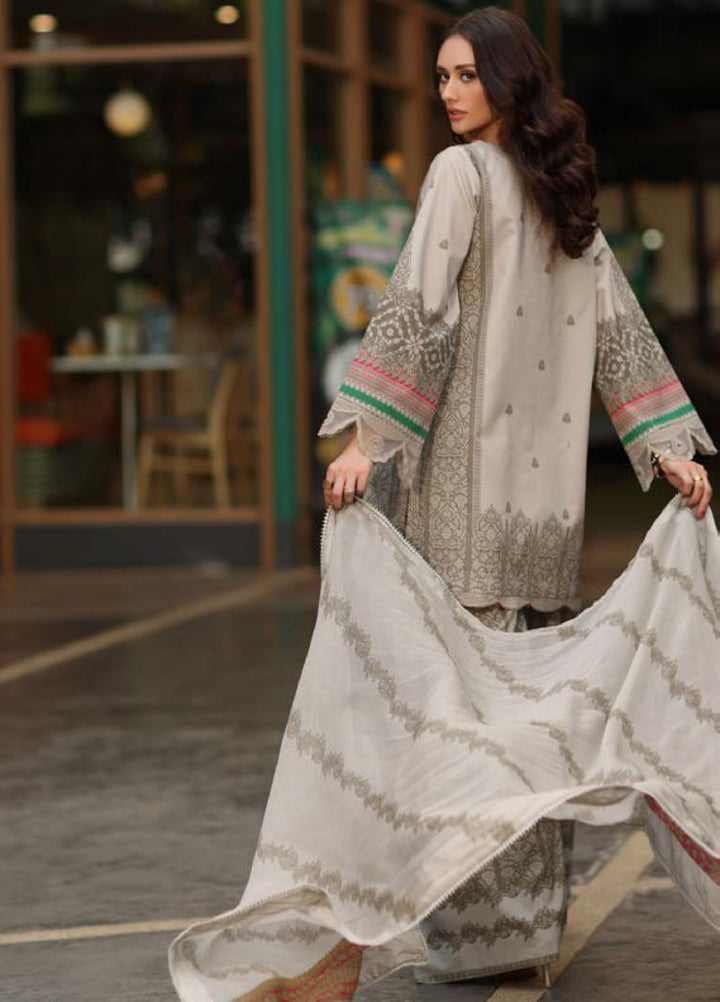 Infinity by Charizma Unstitched Embroidered Lawn 3 Piece Suit CHR26UIL IN6-01 - Casual Collection