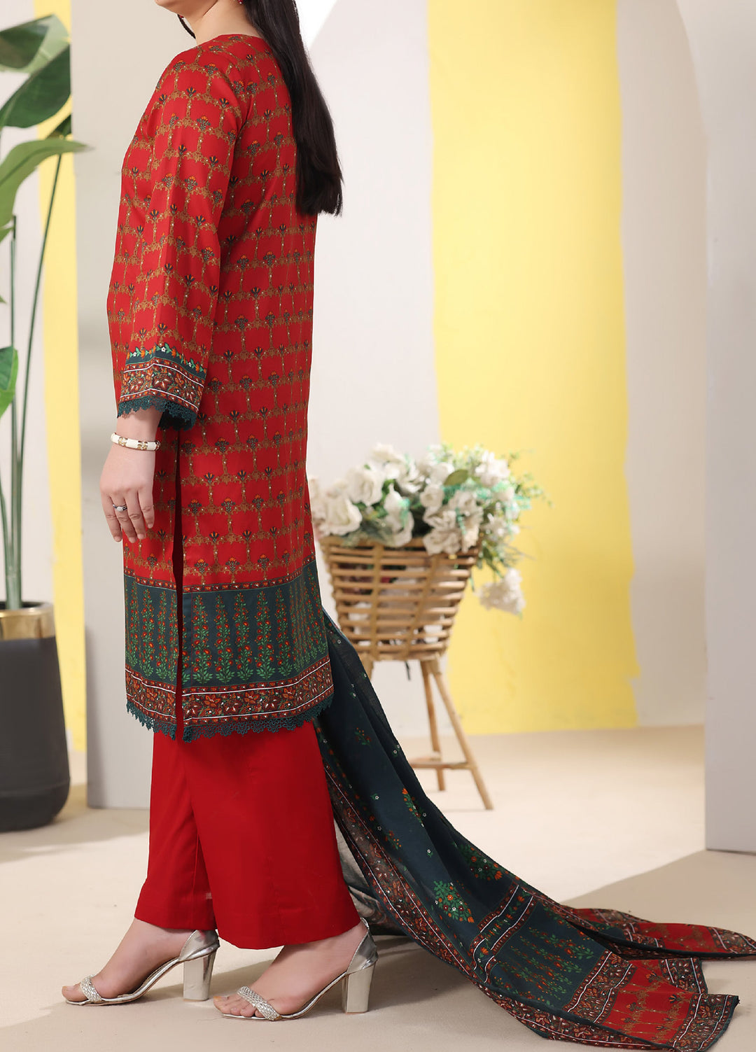 Daman Exclusive by VS Textiles Unstitched Printed Lawn 3 Piece Suit VS26UDE V2: 795 - Summer Collection