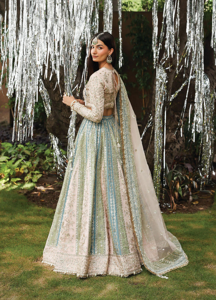 Dastangoi by Afrozeh Unstitched Formal Embroidered Organza 3 Piece Suits  AF25DF D-1 Petal Hour - Formal Collection