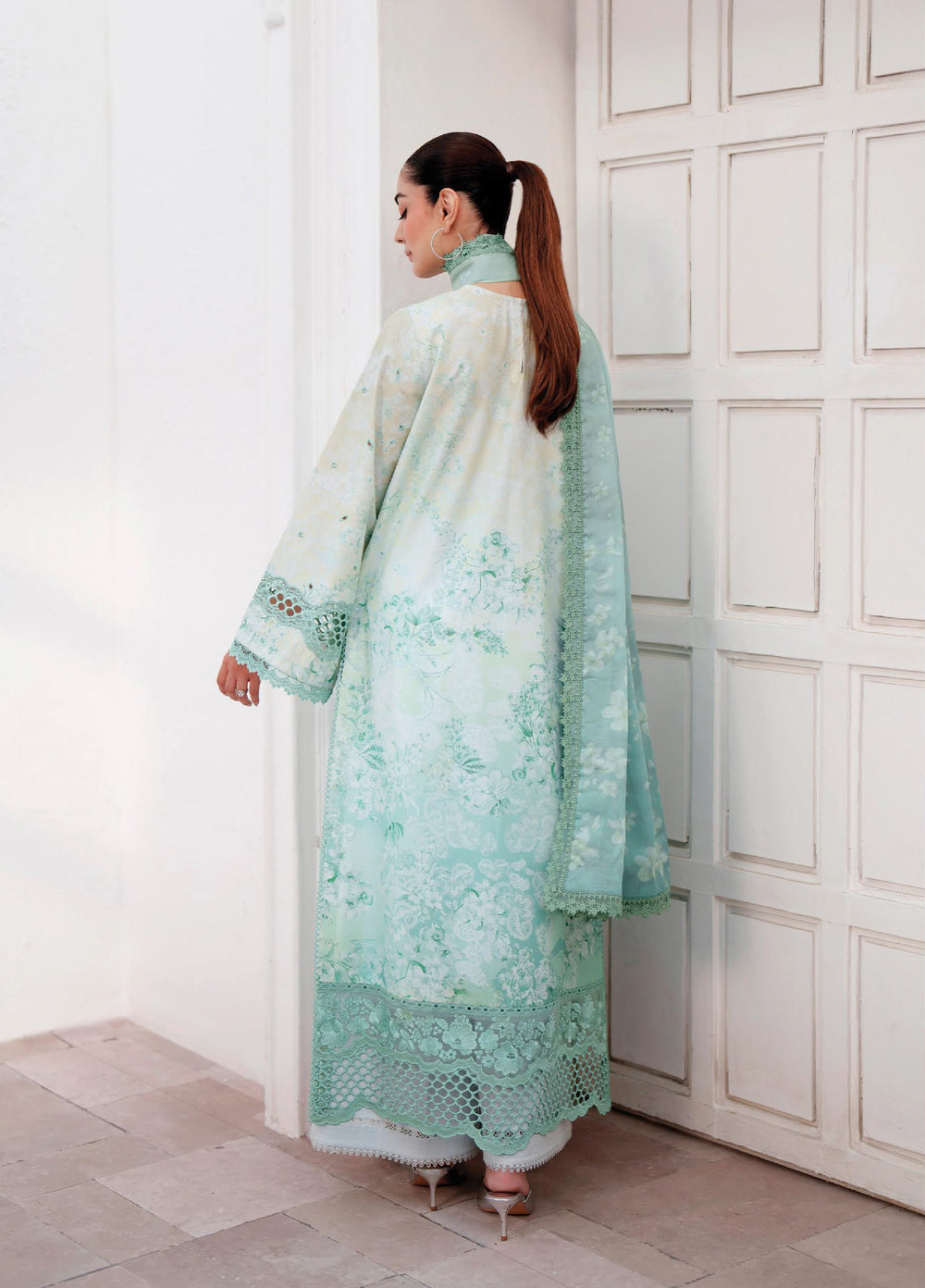 Sunspell by Afrozeh Unstitched Embroidered Lawn 3 Piece Suit AF26USL AURYN ZWU-0116-3PO - Festive Collection