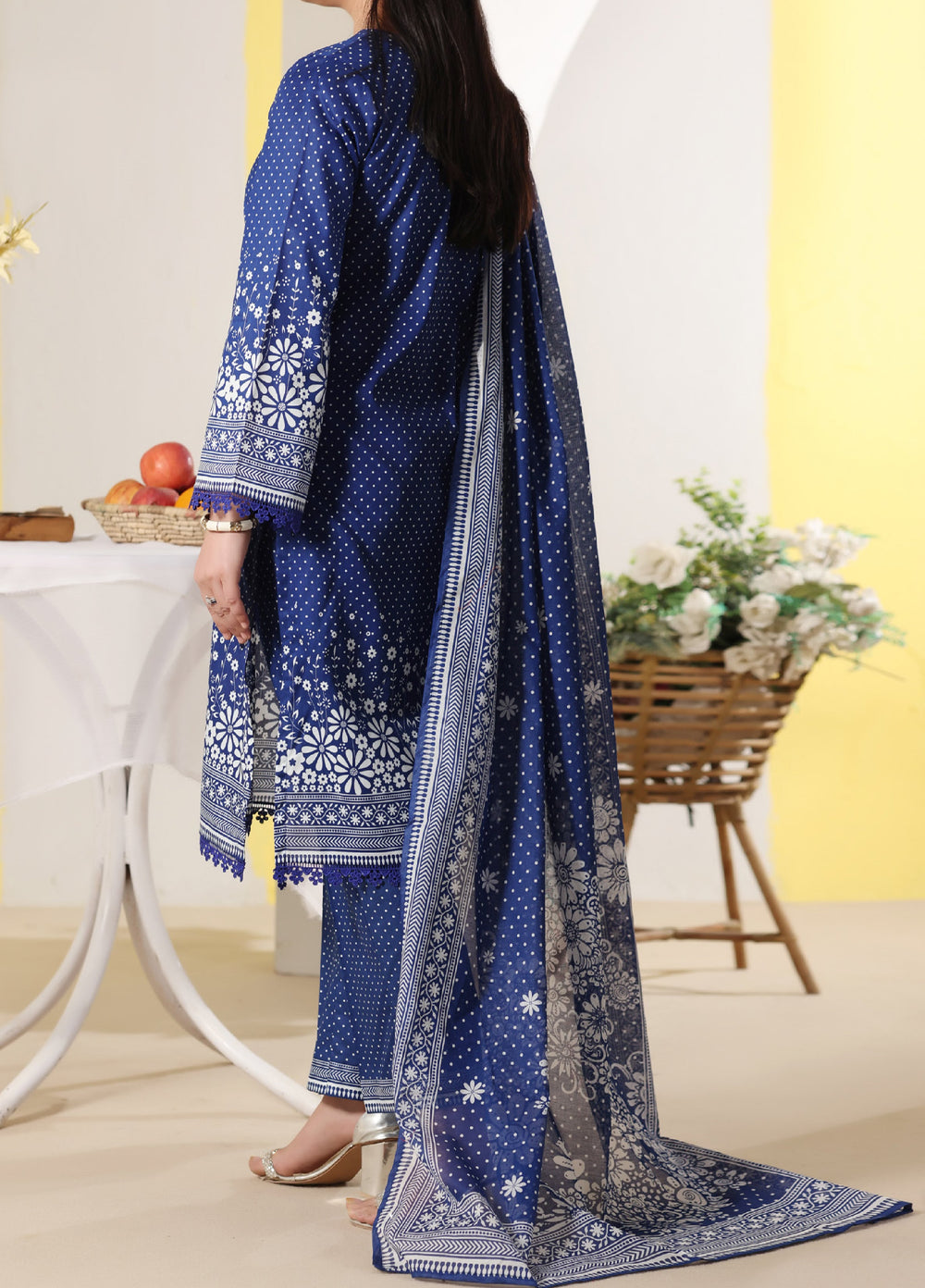 Daman Exclusive by VS Textiles Unstitched Printed Lawn 3 Piece Suit VS26UDE V2: 796 - Summer Collection