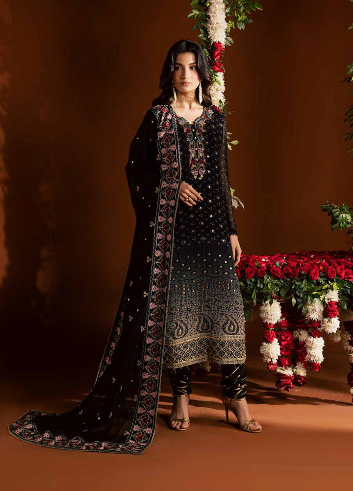 Mukeshkari by Nureh Unstitched Embroidered Chiffon 3 Piece Suit NU26UM MK- 24 - Festive Collection