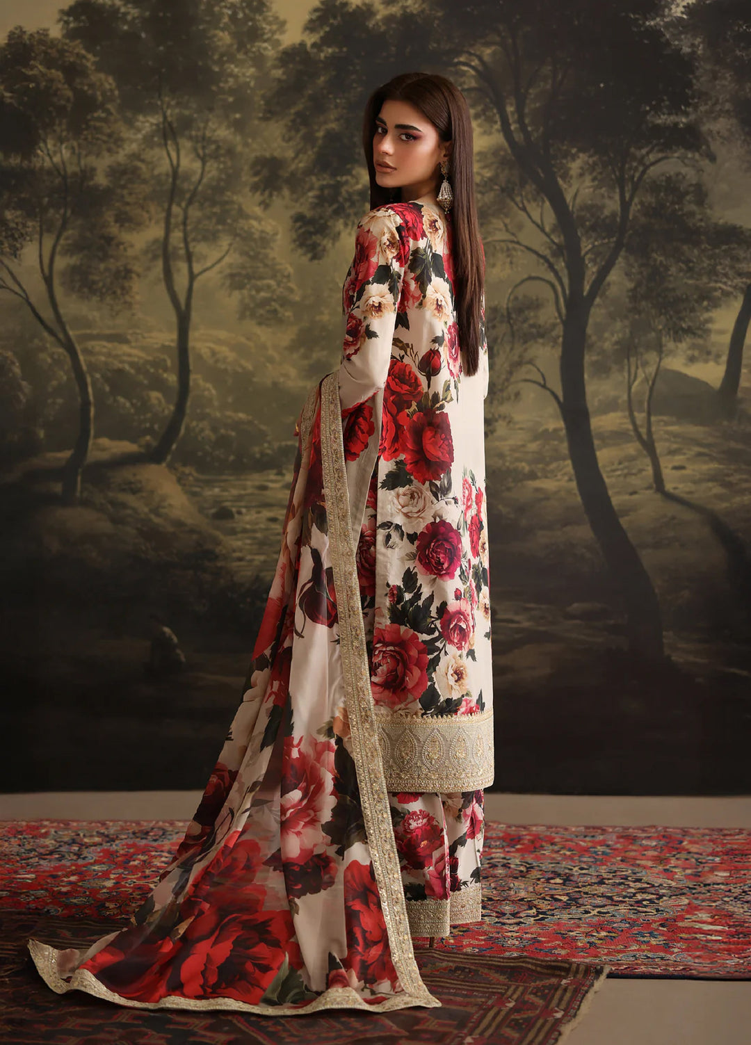Rehana by Humjoli Pret Embroidered Lawn 3 Piece Beigery - Festive Collection