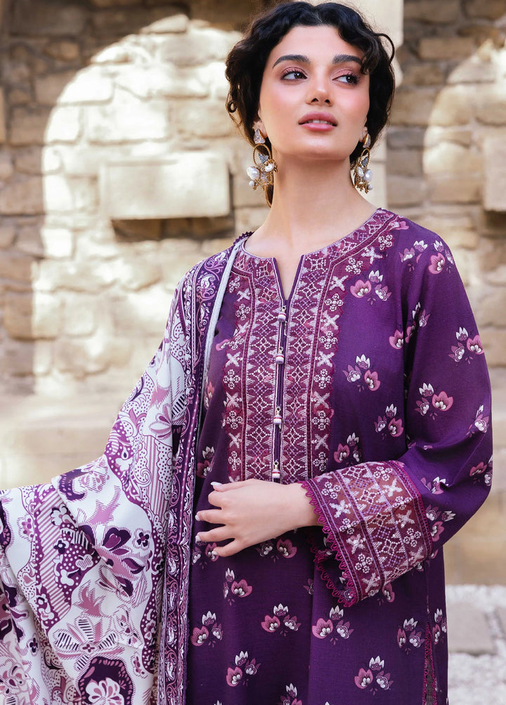 Meerak Pret Embroidered Khaddar 3 Piece Amora - Winter Collection