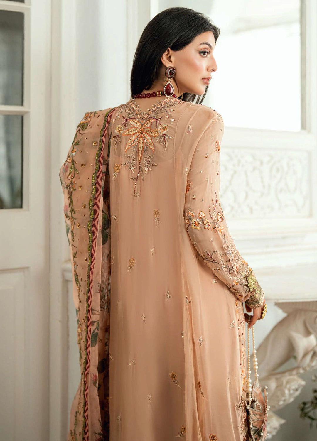 Shaam Shandar By Mushq Luxury Chiffon Unstitched 3 Piece Suits MQ25SC D-4 Tarannum - Festive Collection