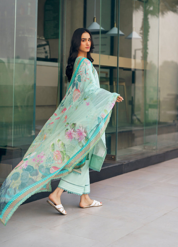 Zync by Florent Unstitched Embroidered Lawn 3 Piece Suit FL26ZU FZ-5B - Summer Collection