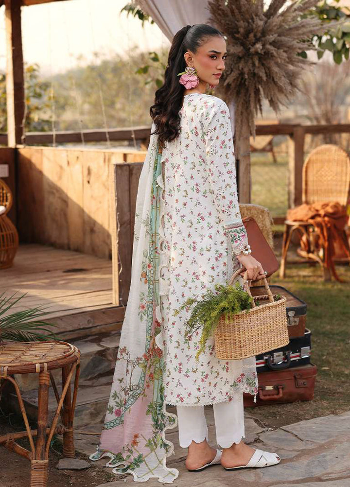 Sardinia Unstitched Embroidered Lawn 3 Piece Suit SRD26ULF D-7 PRIMROSE - Festive Collection
