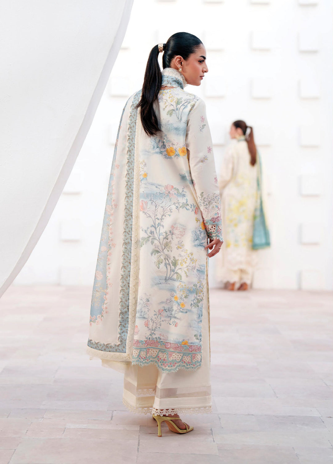Sunspell by Afrozeh Unstitched Embroidered Lawn 3 Piece Suit AF26USL NURELLE ZWU-0113-3PO - Festive Collection